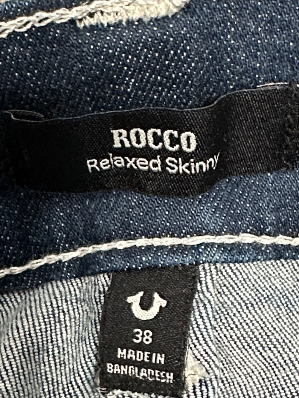True religion Rocco relaxed skiny Men's Dark Blue Slim Fit Jeans 38